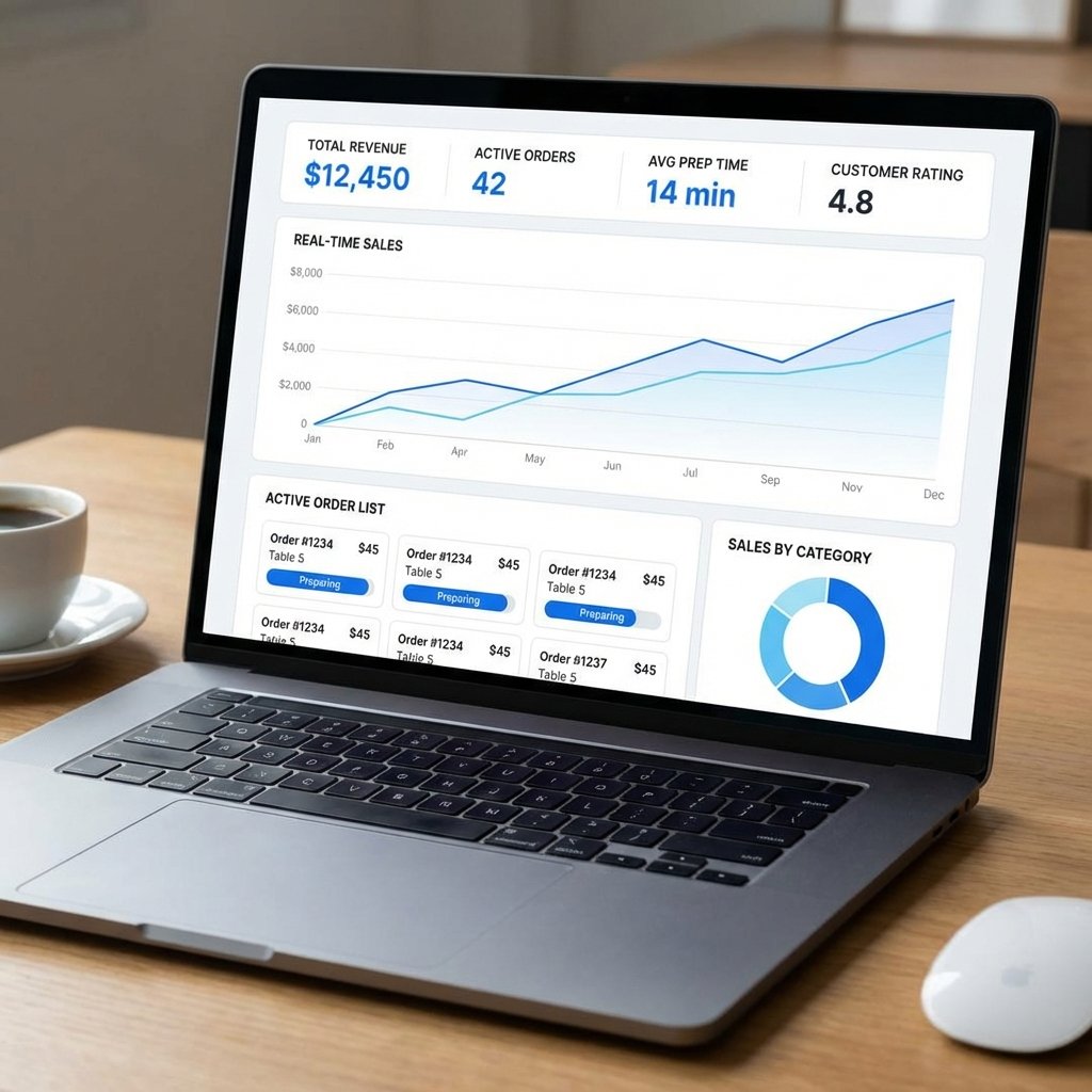 Restaurant Dashboard Mockup